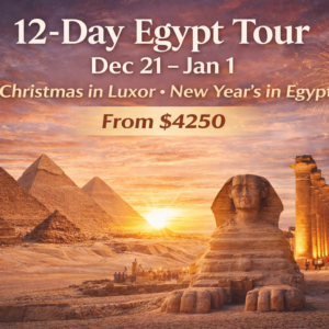 Kemet 101  12-Day  Educational Tour To Egypt (December 21, 2026 - January 1, 2027) (Double Occupancy)