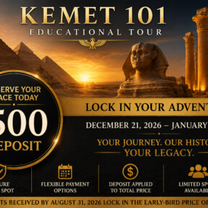 Kemet 101 Tour — $500 Deposit